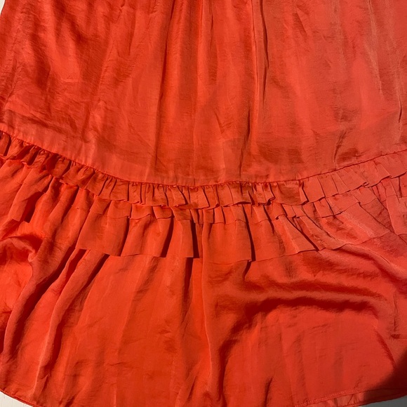 Umgee Orange Ruffle Dress - Picture 4 of 6